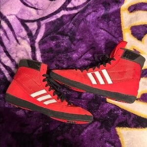Adidas combat speed 4s size 8 Red and Black
